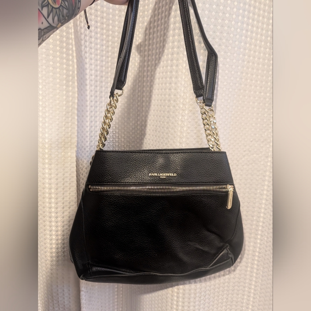 *DONATED* Karl Lagerfeld Purse With Chain Strap